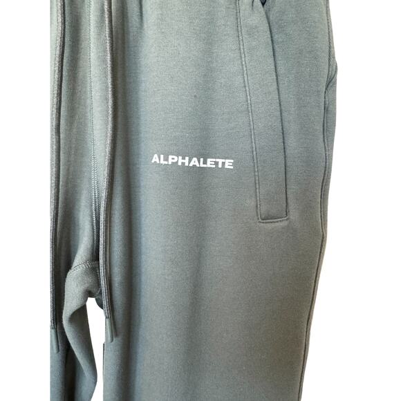 New ~ ALPHALETE  ~  Green Essential Core Jogger Size S Loungewear - Picture 7 of 7